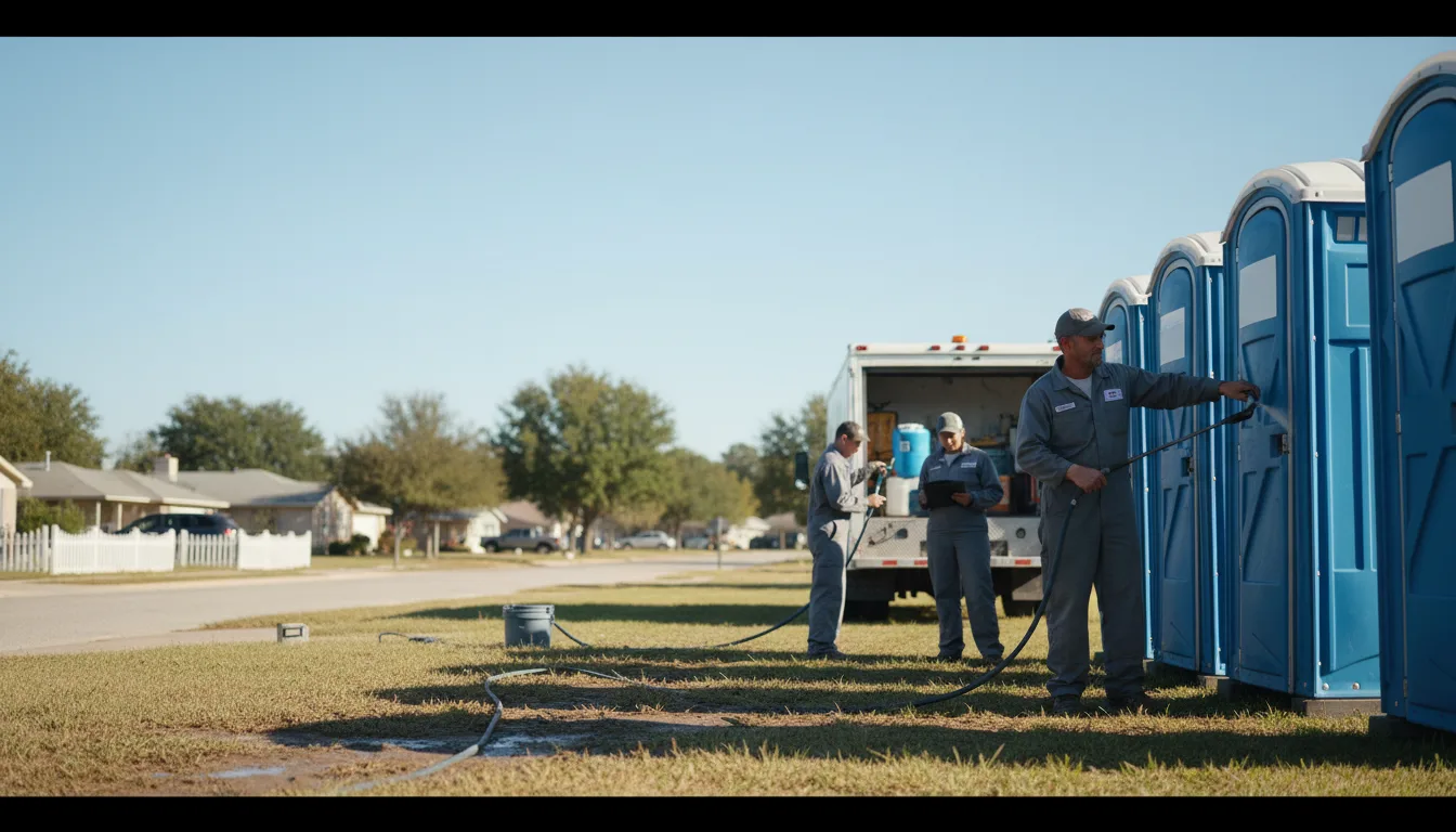 Long-Term Portable Toilet Rental in Nicholson, GA near me